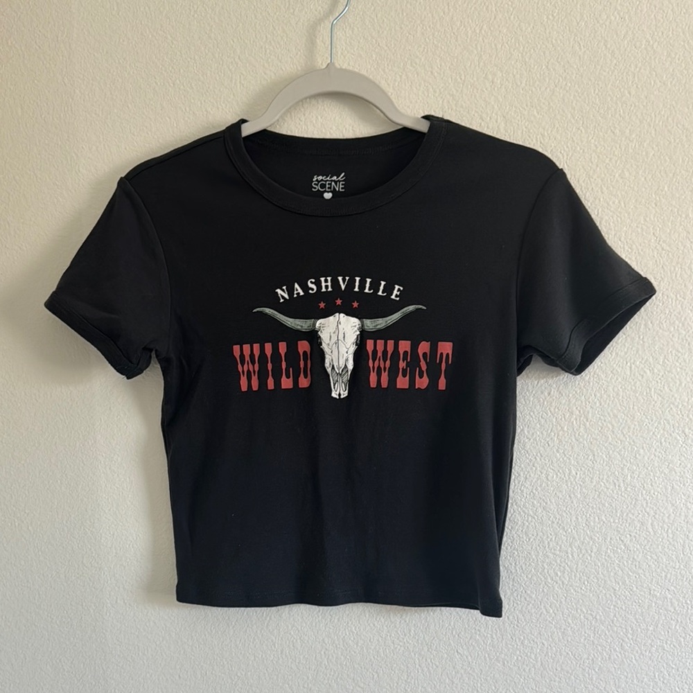 Black Nashville Wild West Women's Top